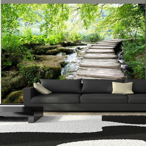 Papier Peint "Forest Path" 140 x 200 cm (1/2)