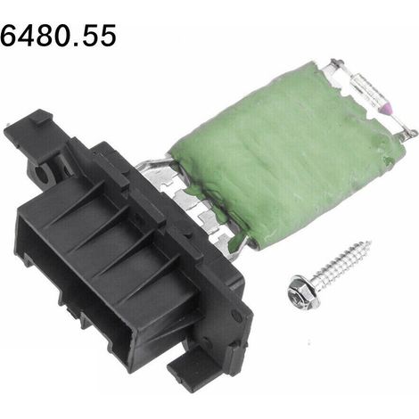 Les résistances 648055 et 6480.55 conviennent au ventilateur de chauffage des Peugeot Citroën. (1/5)
