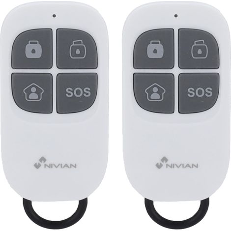 Telecomando Wireless Nivian Compatibile con Allarmi Nivian – Molteplici Funzioni di Gestione del Sistema di Allarme (1/5)