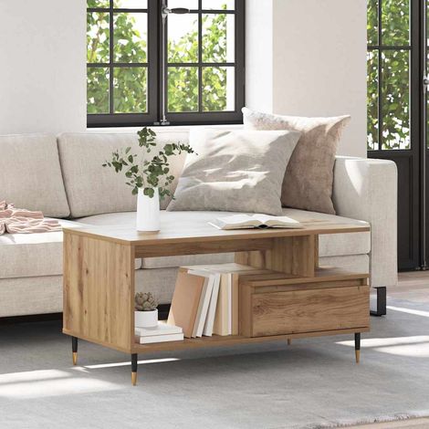 Couchtisch Artisan-Eiche 90 x 49 x 45 cm Holzwerkstoff