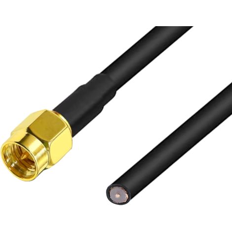 Cavo antenna RF240 SMA, connettore a saldare, 35 cm