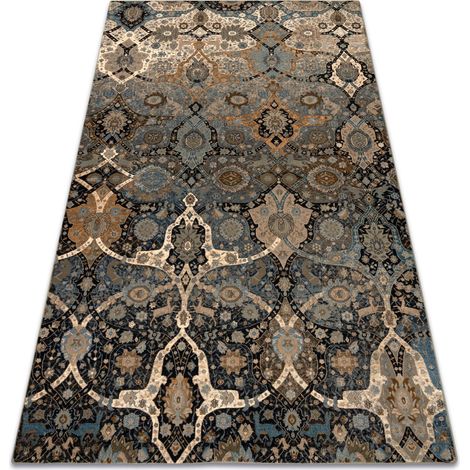 Tappeto di lana OMEGA Kirman orientale - cognac multicolour 200x300 cm