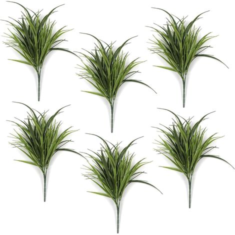 Pack of 6 x 30cm Fire Resistant Artificial Grass Stem (1/3)