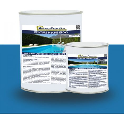 Peinture Piscine Epoxy - 1 Kg Bleu France - MATPRO