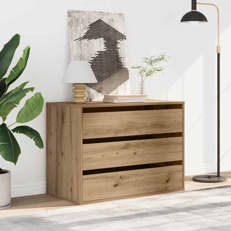 Kommode Artisan-Eiche 80x41x58 cm Holzwerkstoff