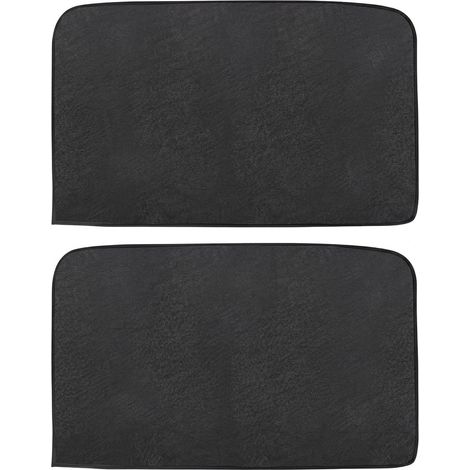 2Pcs Rideau Voiture, Pare Soleil Voiture Bébé avec Fixation Magnétique, Store Latéral Voiture Protection, Pare-Soleil Fenêtre Arrière Auto, Rideau Occultant Fenêtre Latérale (Noir) (1/5)
