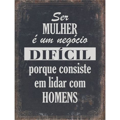 Cartello in metallo con frase divertente per decorazione murale - Nero