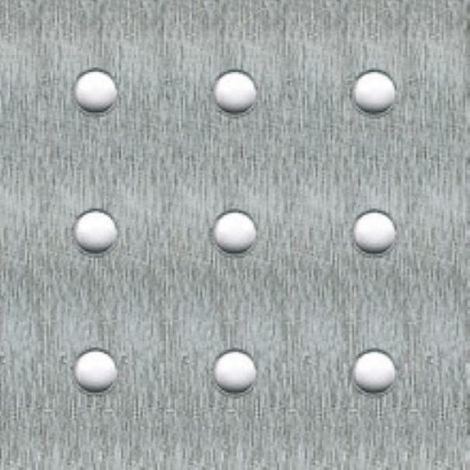 Blech mit 500 x 250 rundlochung aus aluminium natur, naturfarben 37804 (1/2)