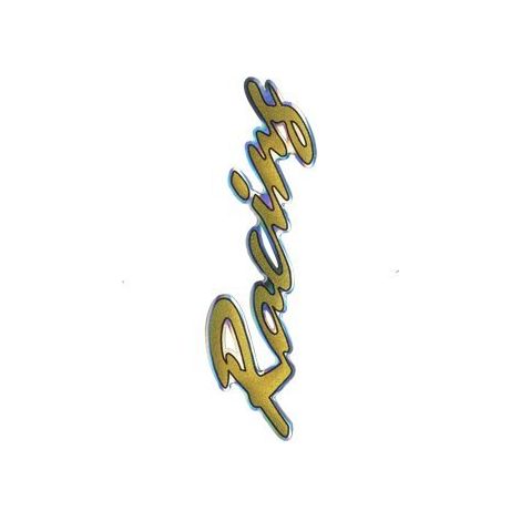 Adesivo 3D Racing Goldenen (1/2)