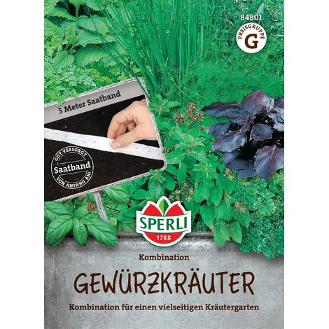 Sperli Gewürzkräuter-Kombination Saatband - Kräutersamen (1/2)