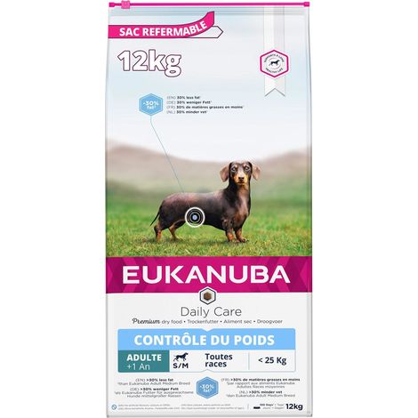 Eukanuba Adult Weight Control 1-7 Years Medium Breed - 12kg - 257660 (1/5)