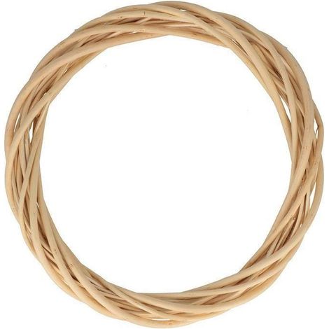 Couronne - ARTEMIO - 30 cm - Osier - Décorative - Intérieur