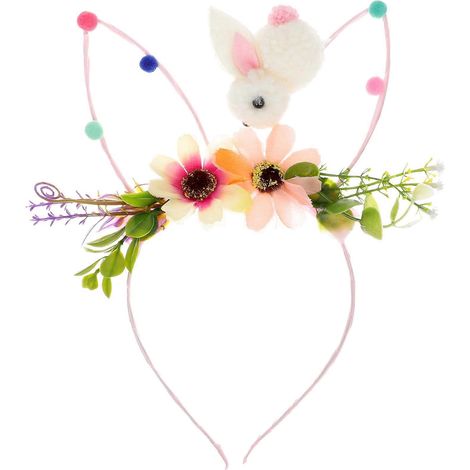 Osterparty-Hasenohren-Haarreif, festliche Foto-Requisite-23x15cm-Colorful (1/3)