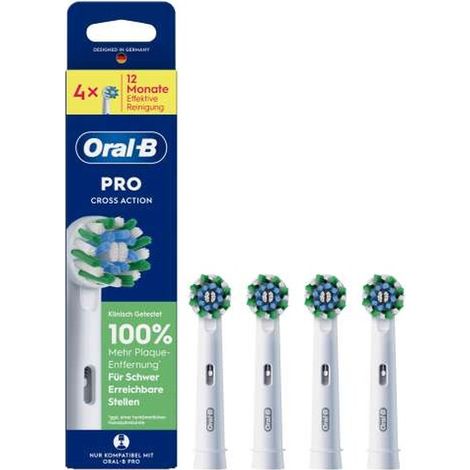 Oral-B Aufsteckbürsten Pro CrossAction 4er