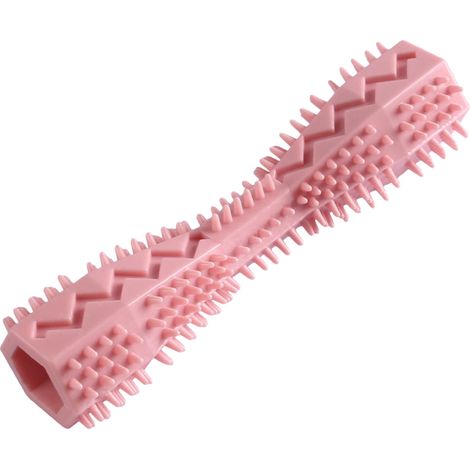 Jouet Dentaire Pour Chien - Brosse À Dents Mâchouillable En Caoutchouc TPR - Pour Chiots Et Petits Chiens - 14,2 cm - 1 Pièce (1/5)