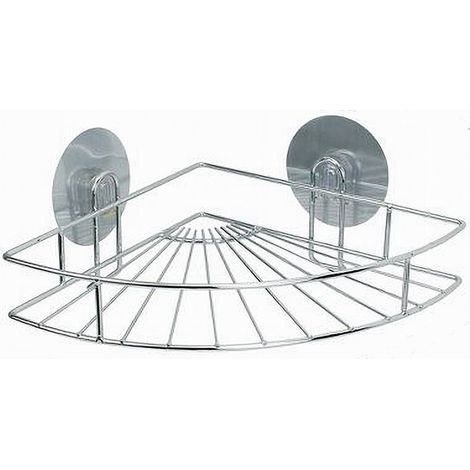 Trade Shop - Eckregal Badezimmer Wandmontage mit doppelseitiger Haftung 79840 -