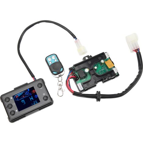 Chauffage stationnaire 12V 5000W avec écran LCD, télécommande et carte mère de contrôle pour voiture, bus, rail, radiateur diesel (1/5)