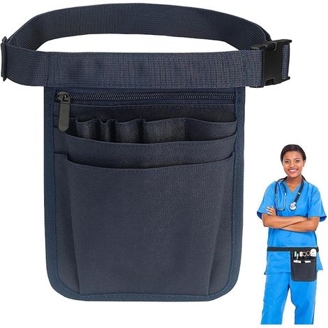 Sac banane pour infirmière, sac banane avec poches pour matériel de soins de santé, sac banane pour outils de soins de santé pour infirmière. (1/5)