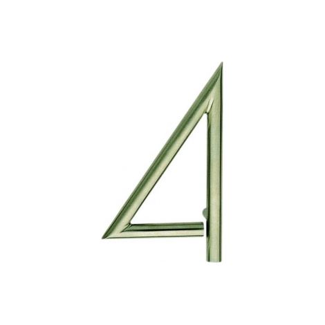 Ouvre&Déco – Numéro de porte 4 chiffre en inox satiné de 120 mm, FILAIRE