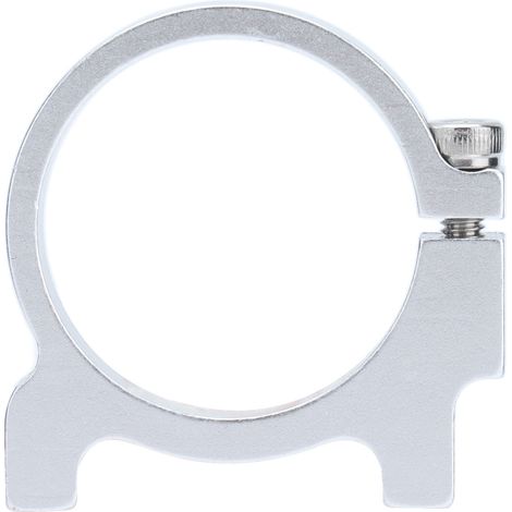 Säulenbefestigungswinkel, Aluminium-Klemmsockel für Wellenrohr, Modell 3400-0032-0032