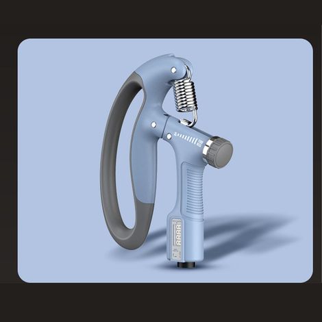 Appareil électrique de renforcement de la force de préhension avec compteur, réglable de 10 à 100 kg, bleu (1/5)