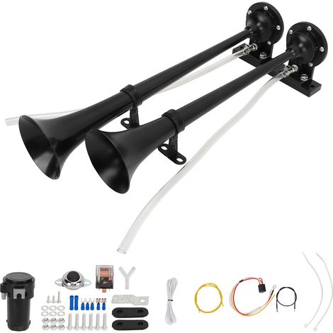 pneumatique double trompette 130 dB CC 12 V puissant pour