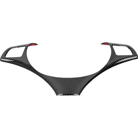 Lenkradknopf-Zierleiste für den Fahrzeuginnenraum, passend für BMW 3er E90 (2006–2012), Carbonfaser