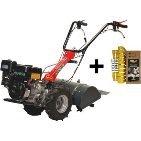 Tracteur marcheur Benassi MC2300C Reverso avec roues de 48cm et kit Rotocut - .325 - 1,3 - 72