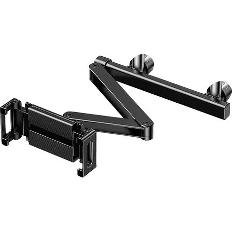 Support de tablette pour siège auto, support de tablette pour smartphone, accessoires réglables - Support de tablette rétractable pour siège arrière de voiture, support fixe pour téléphone portable, o (1/5)