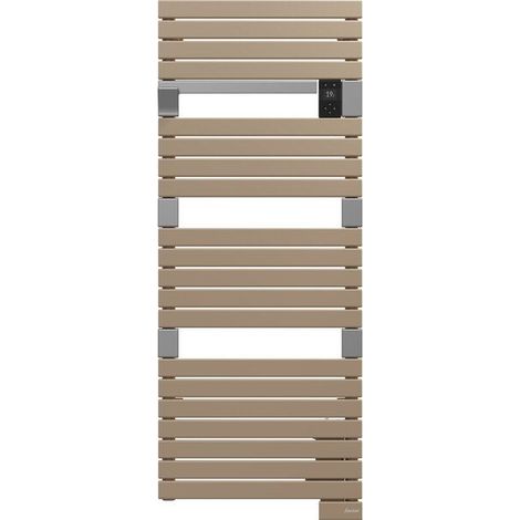 Sauter – Sèche-serviettes électrique 750W – Dimensions h.140,5 x l.55 cm – Chauffage à inertie fluide – Finition cappuccino – Surface jusqu'à 7 m² (1/3)