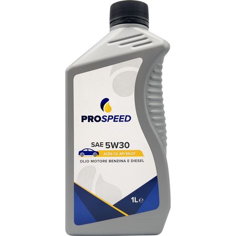OLIO MOTORE SINTETICO PER AUTOVETTURE SAE 5W30 - lt. 1