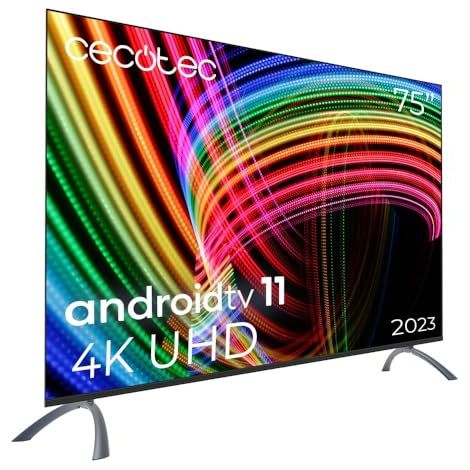 Cecotec Televisor LED 75" Smart TV A3 Series ALU30075 Cecotec.