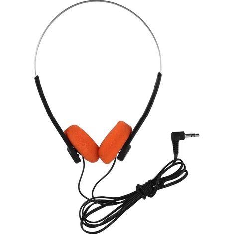 Casque Audio Rétro Léger pour Étudiants avec Bandeau Réglable et Coussinets en Mousse PVC Confort en Bibliothèque et Salle de Classe (1/5)