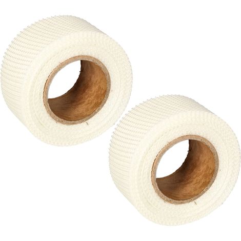 Nastro per giunti 50 fibra di vetro 20m cartongesso - 2 pezzi. (1/5)