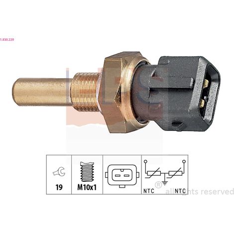 Sonde, température du liquide de refroidissement EPS 1.830.229 AUDI 034 906 161