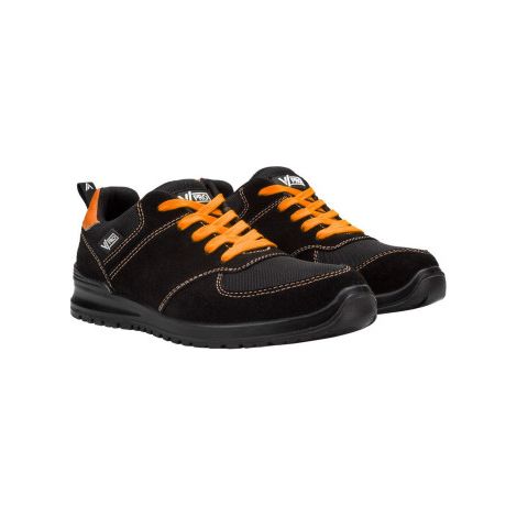 Zapato de seguridad industrial VITAL S1P ESD SRC negro naranja VELILLA 707004C 35 Negro / Naranja