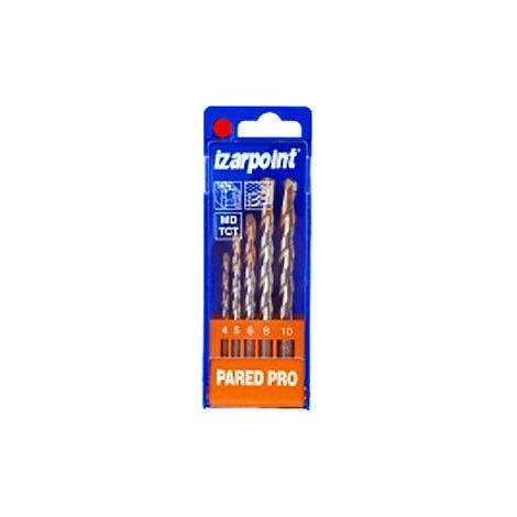 PUNTA WIDIA SET 5 PZ - 4-10 MM