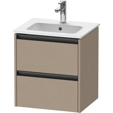 Duravit Ketho.2 Waschtischunterbau wandhängend, 2 Schubkästen, (1/2)