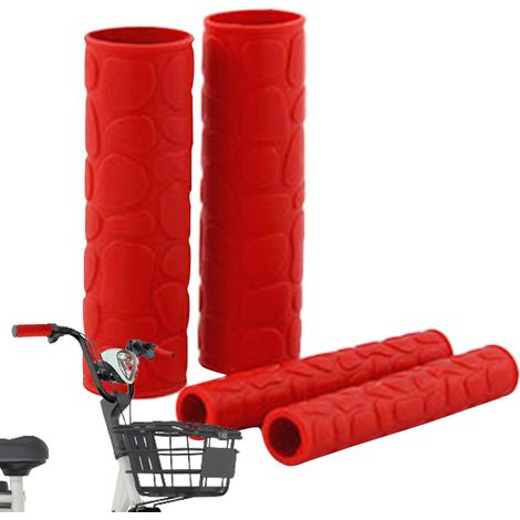 Housse de Guidon de Moto, Housses de poignée de Guidon de Moto Couvercle de Levier Souple antidérapant Housse de Absorbant Les Chocs, Facile à Installer, Housse de Protection pour poignées (1/5)