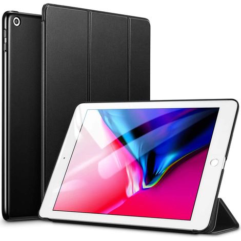 Étui intelligent pour iPad 9,7 pouces (2018/2017) : étui léger avec dos translucide givré, fermeture magnétique et fonction veille/réveil automatique. (1/5)