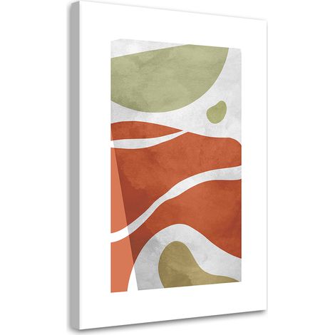Tableau sur toile Formes abstraites boho 70x100 (1/5)