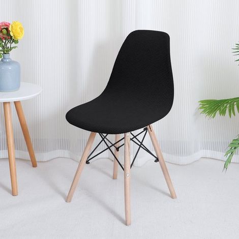 Housse de chaise noire déperlante Chaise baquet scandinave Disponible à l'unité, par lot de 4, 6 ou 8 Remise sur volume Housse Protection scandinave Luxueuse et élégante Douce Solution durable (1/5)