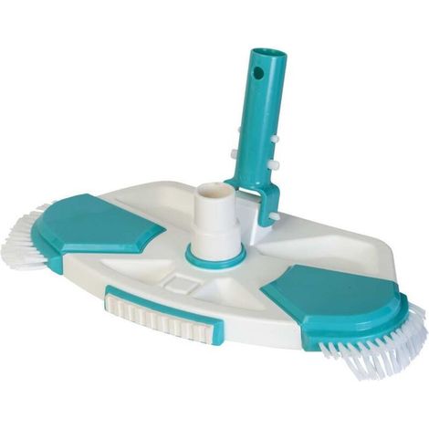 Gre-pools Tête de balai verte avec brosses latérales piscine - Gre-pools Tête de balai verte avec brosses latérales piscine (1/4)