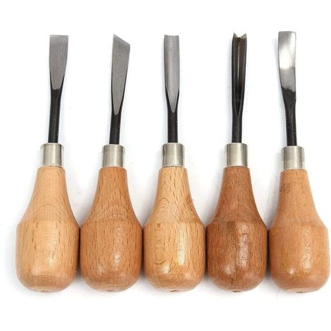 Handwerkzeugset, Meißel, Löffel, Schale, DIY, geeignet für Holzbearbeitung, Drechselbank