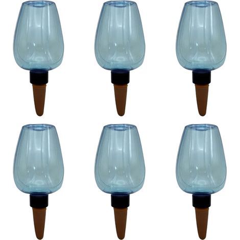 Globes d'arrosage pour plantes, ampoules-percolateur rose bleue (1/2)