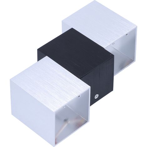 Applique murale LED en aluminium 6W pour chambre, escalier, couloir, karaoké, hôtel, 85-265V, blanc chaud (1/5)