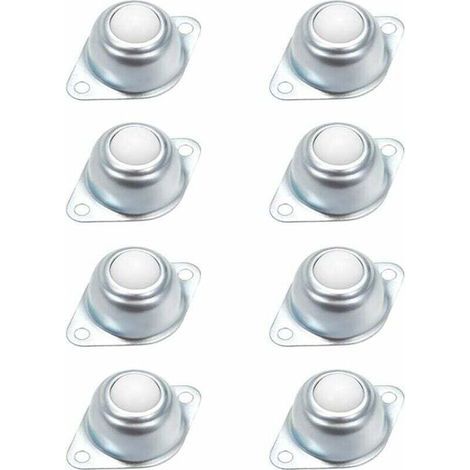 8-teiliges Set kugelgelagerter Transferrollen, Universal-Möbelrollen, Nylon-Kugellager für Transfer- oder Transportvorrichtungen (1/4)