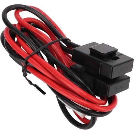 Shipenophy Câble d'alimentation radio mobile Cordon d'Alimentation d'Autoradio 85 cm/33,5 po Remplacement pour TS‑480 auto fils (1/5)
