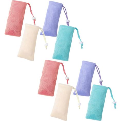 Exfoliating Soap Bar Bag with Non Slip Design Durable PE