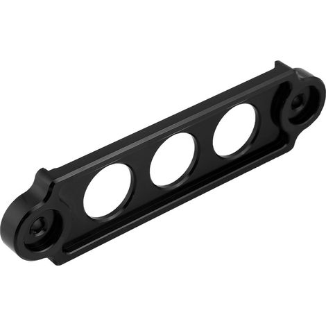 Batteriehalterungssatz aus schwarz eloxiertem Aluminium für HONDA CIVIC / CRX 1988–2000 – Halteklammer mit Verriegelungsmechanismus (1/5)